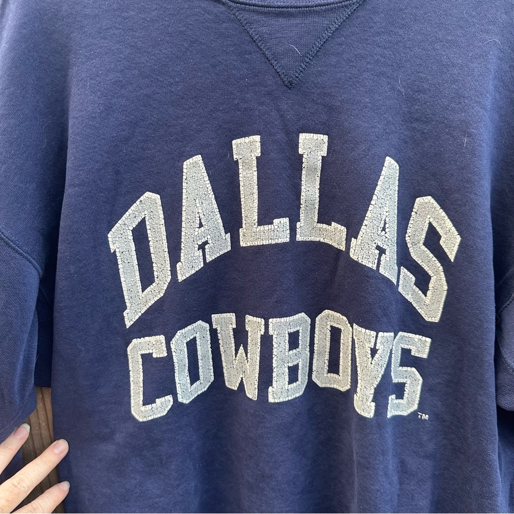 Vintage 90s Mens XL Dallas Cowboys Sweatshirt Russell Athletics USA - Picture 2 of 7